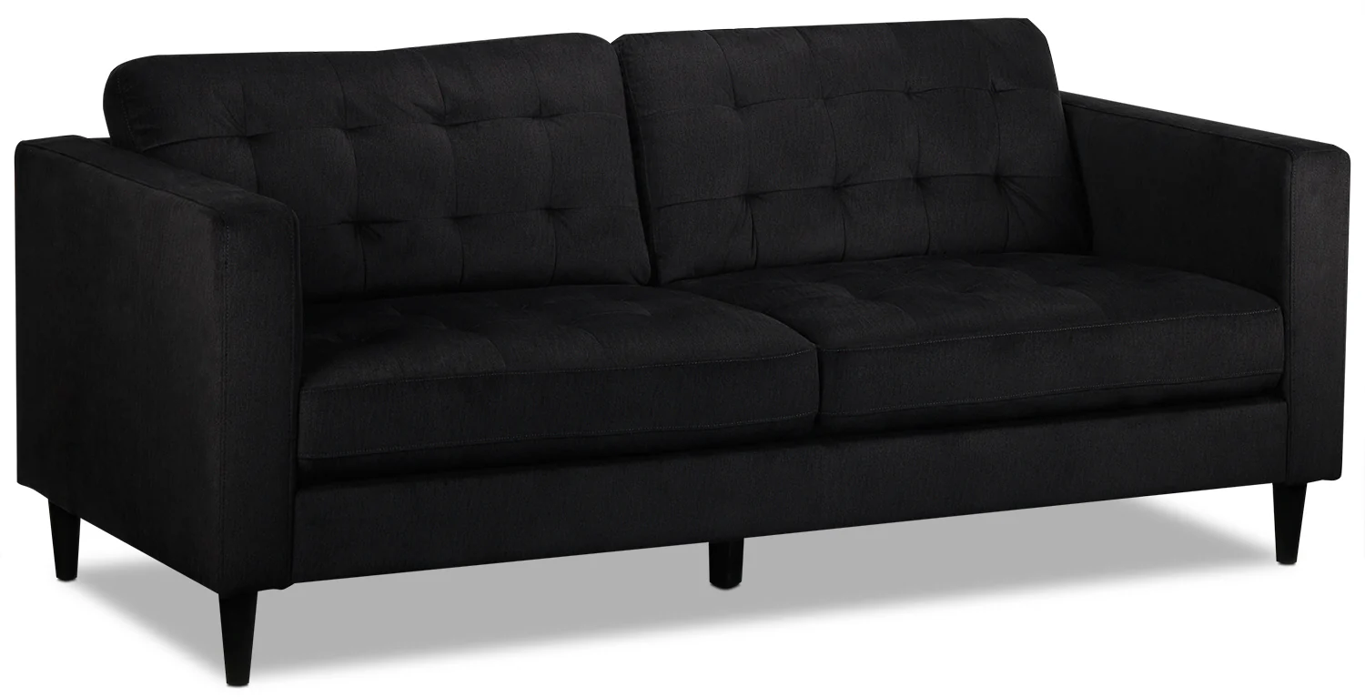 Anthena Sofa, Loveseat and Chair Set - Charcoal - Image 3