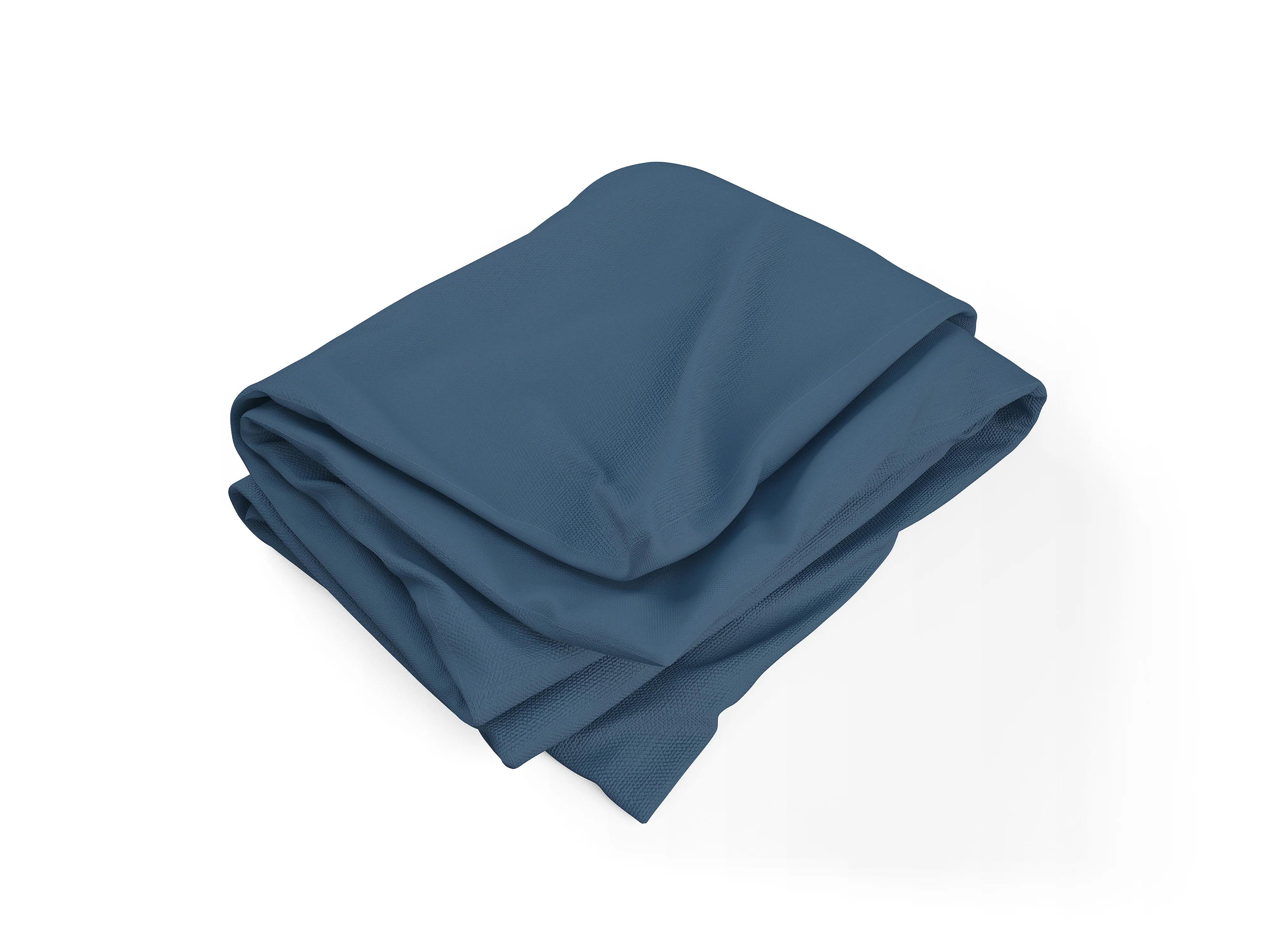 Cotton House 3-Piece Queen Duvet Cover Set - Blue - Image 2
