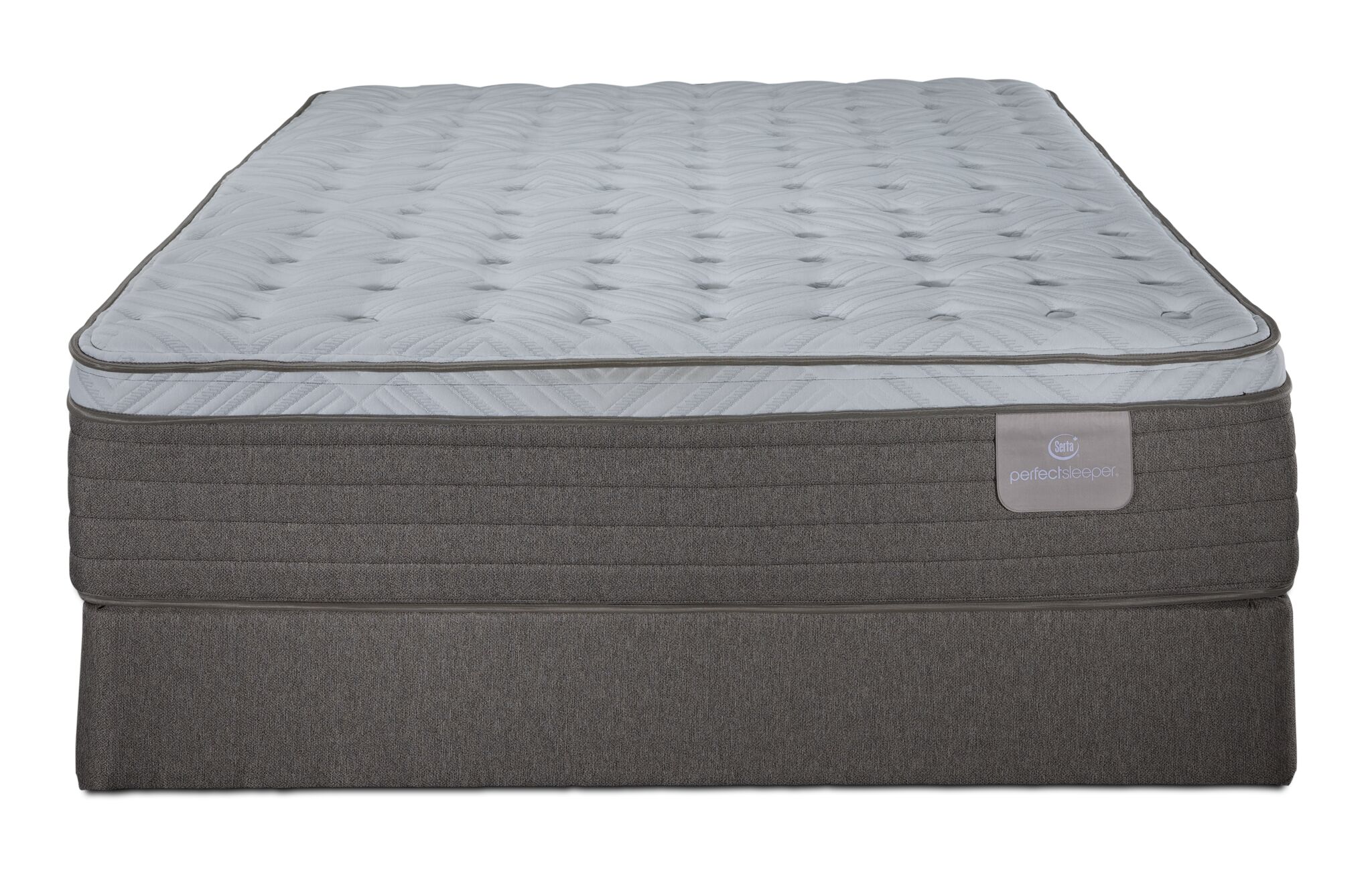 Serta® Perfect Sleeper Provence Firm Eurotop Full Mattress and Boxspring Set - Image 2